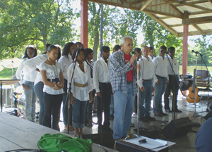 Youth choir from New Vision World Ministries at Cahokia Connections 2010